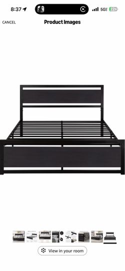 Queen bed frame