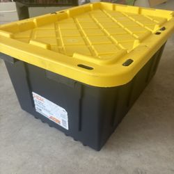 HDX Tough Tote, which is a heavy Duty 17 Gallon 