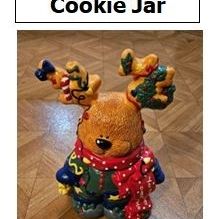 New Reindeer Cookie Jar