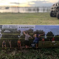 🎾🏐 EastPoint 2-in-1 Volleyball & Badminton Set – New Open Box! 🎾🏐