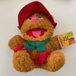 REDUCED—McDonald's Jim Henson 1988 Baby Fozzie Bear Muppet Babies Plush Toy w/ Tag