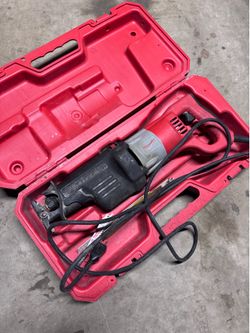 Milwaukee orbital sawzall corded