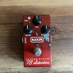 MXR Custom Badass '78 Distortion Guitar Effects Pedal