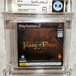 WATA 9.8 A+ NOT FOR RESALE PRINCE OF PERSIA Sands Time DEMO PlayStation PS2 NFR