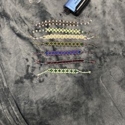 Beaded Anklet, Bracelet 