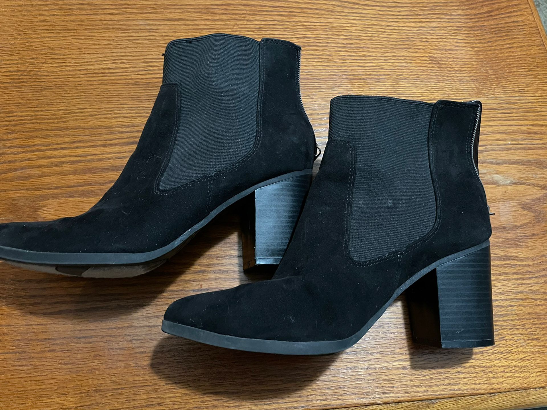 Size 9 Black Velvet Heels