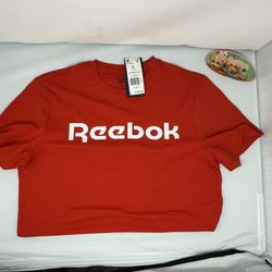 ReeBok Training Tee Shirt Red Large Mens