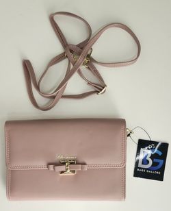 Elegant blush pink crossbody purse – Brand new with tag
