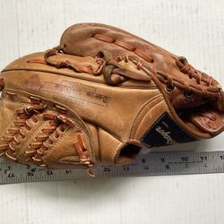 Vtg. 1971 MacGregor RHT Baseball Glove Leather Hank Aaron Autograph Model 555A Flex-Pad