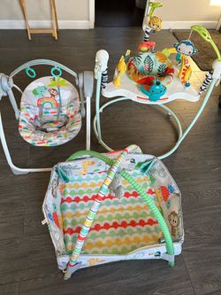 Baby Swing, Jumper & Playmat
