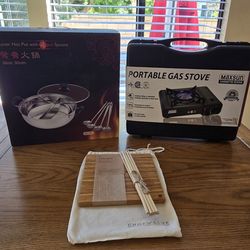 Hotspot Set With Portable Gas Stove - Brand New