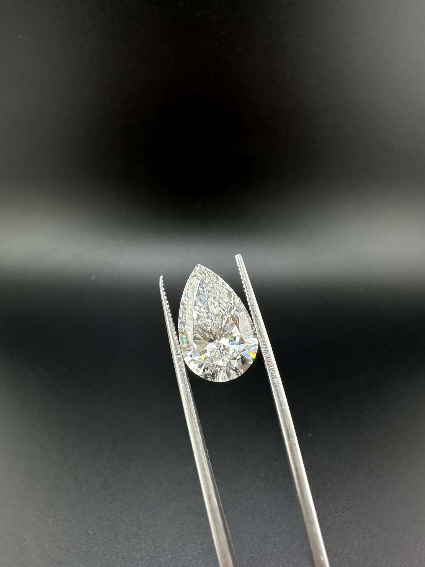 6.02ct E VVS2 Pear Shape Diamond Certified