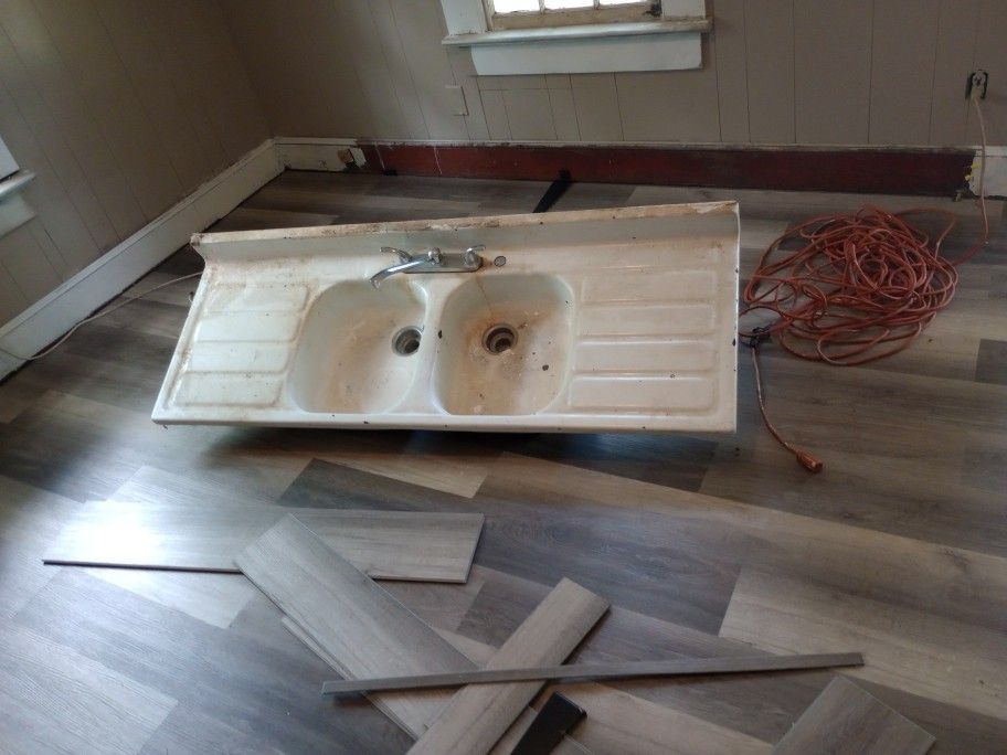 Antique Double Sink