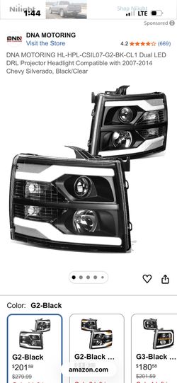 Chevy Silverado 2007-2013 Headlights 