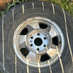17 Inch Tire And Rim, Gm Rim And A Goodyear Tire