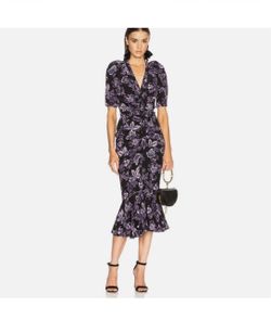 Veronica Beard Kent midi dress isla floral