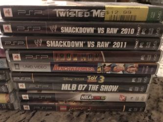Psp games all in great condition