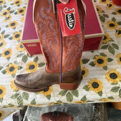 JUSTIN SUNRISE ORANGE GOAT - BOOT LADIES - FN4124 Write a Review