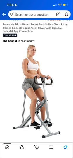 Row and Ride glute and leg trainer
