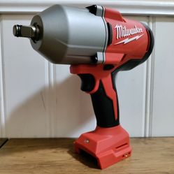 M18 Milwaukee Lithium-Ion Brushless 1/2 in. High Torque Impact Wrench with Friction Ring (Tool-Only)
