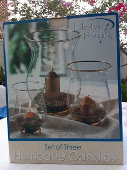 Hurricane candles $10