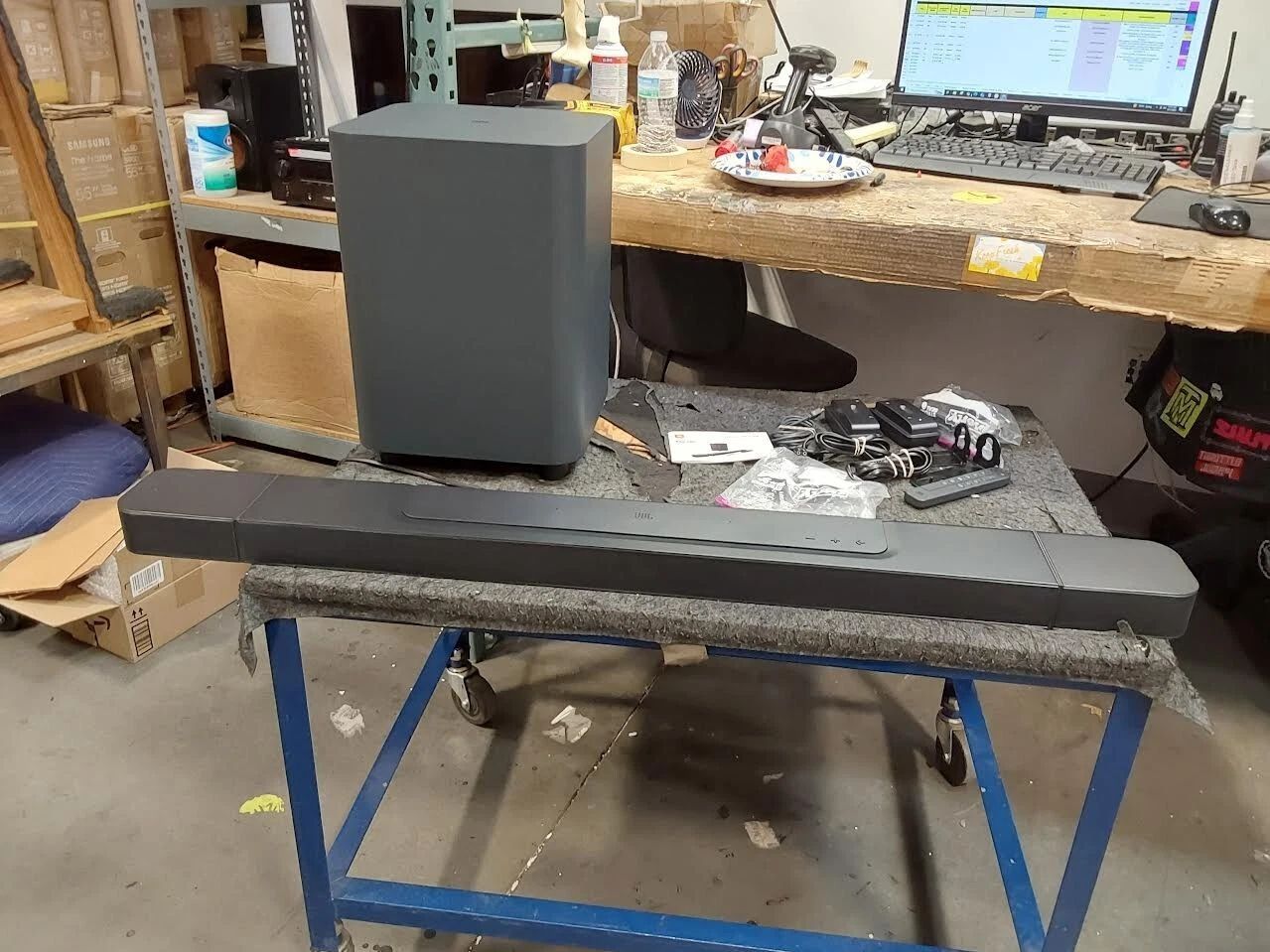 JBL BAR-700 5.1ch Soundbar and Subwoofer with Surround Speakers