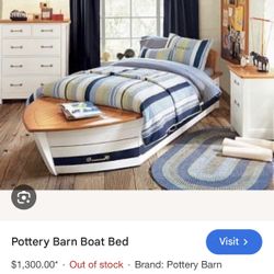 Pottery Barn Boat Bed 