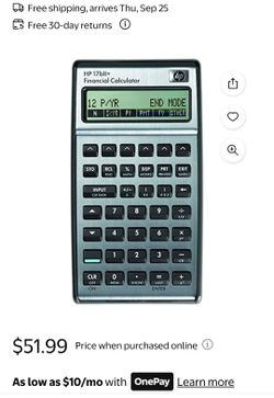 Financial Calculator 
