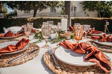 Napkins Linen 95  (terra cotta velvet)