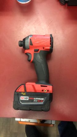 1003 Milwaukee 2853-20 18v Lithium Ion 1/4” Impact Driver W/1 5.0AH Battery 577792