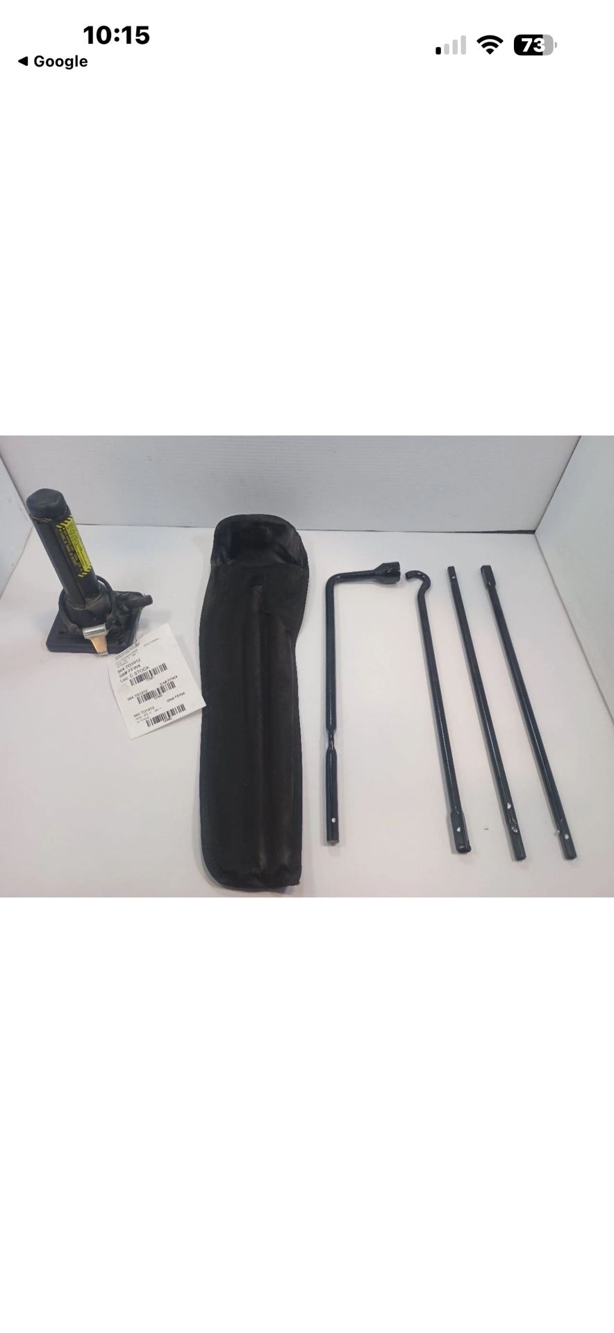 2007-2021 TOYOTA TUNDRA Factory OEM Jack, Tools, Bag OEM Part # 09111-0C050/60. & OWNER’S MANUAL