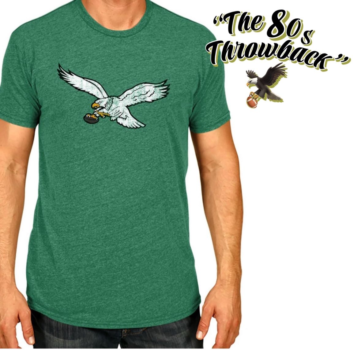 EAGLES 🏈 T-RETRO SHIRT