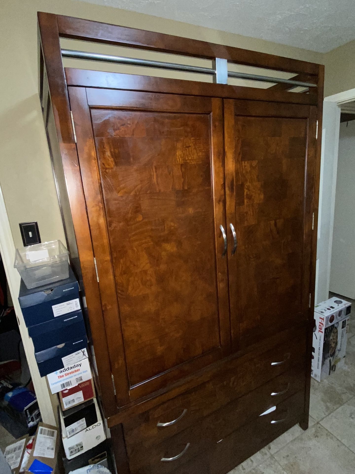 Two Piece Bedroom Chest w/ Drawers