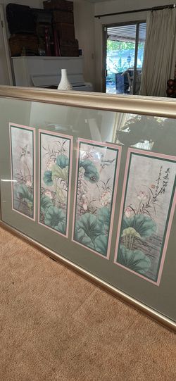 Vintage Chinese Locusts And Birds