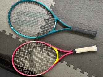 Tennis rackets and Pong Pong set