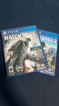 Watch Dogs 1 & 2 PS4 Discs