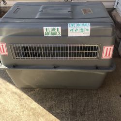 Very Nice And Really Clean Like New Heavy Duty Premium Hard Plastic Petmate Kennel For 90-125 Lbs Live Animals. Sells For $320, Asking $185