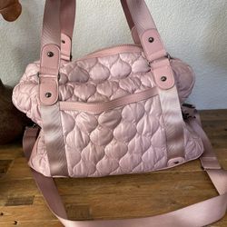 Isaac Mizrahi Puffer Tote Purse Diaper Bag Satchel