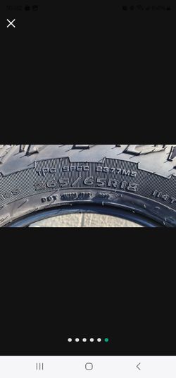 Good Year 265 65 R18 Like New 1 Only