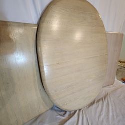 Wood Dining Table With Leaf Extension