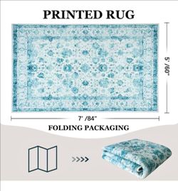 Area Rugs 5x7 Living Room Vintage Floral