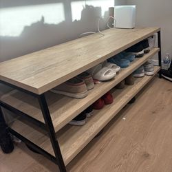 TV Stand With 3 Shelves 
