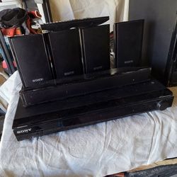 Sony 5 Speakers And Subwoofer(free Receiver)