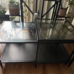Glass Coffee Table 2 Piece Set 