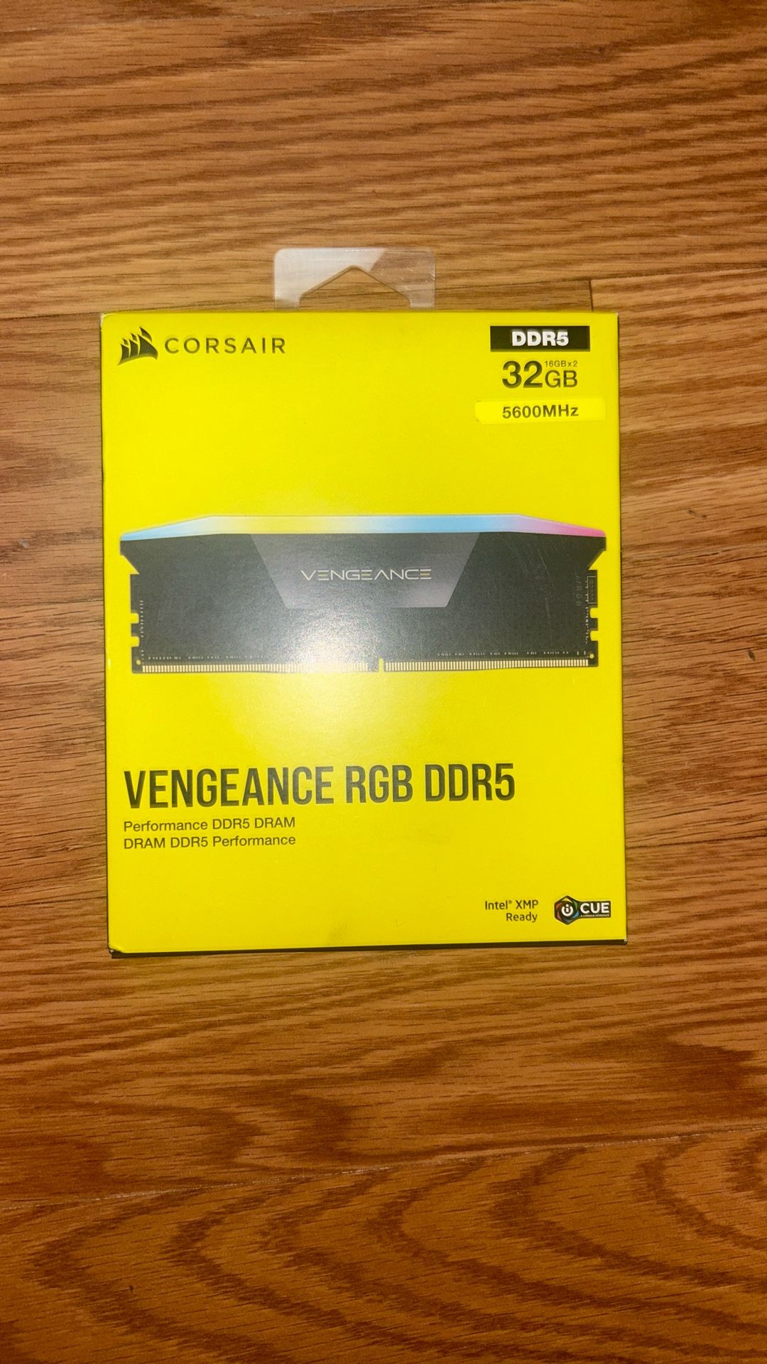 CORSAIR VENGEANCE RGB DDR5 32GB (2x16GB) DDR5 5600 Mhz 