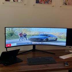SAMSUNG 49" Class Odyssey Neo G9 Dual QHD 240Hz 1ms G-Sync 