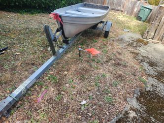 12 foot boat and trailer