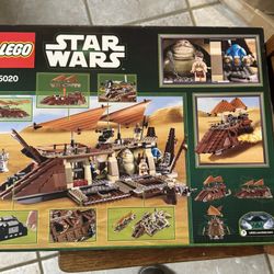 LEGO Star Wars Jabba’s Sail Barge 75020 NIB Set Complete With Minifigures