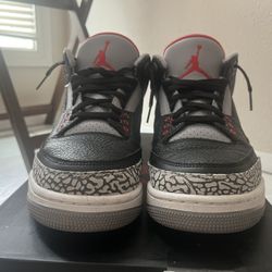 Jordan 3 Retro OG “Black Cement” Men’s Size 9 (barely worn)