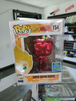 Funko Pop Dragon Ball Z Super Saiyan Vegeta #154